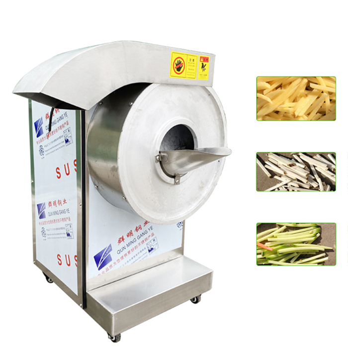 Automatic vegetable fruit potato cutting machine potato chip production line french fries cutter